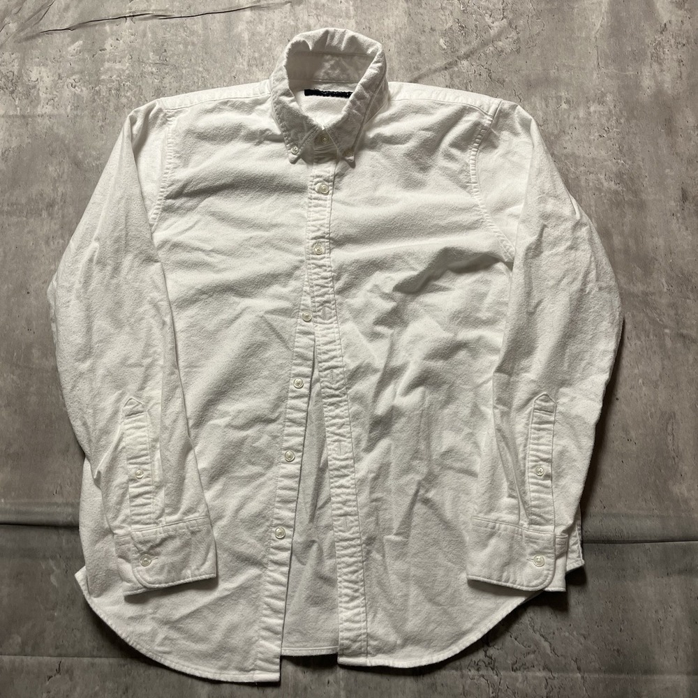 Abercrombie & Fitch Stretch Short Sleeve Button Down Shirt Men White Size S